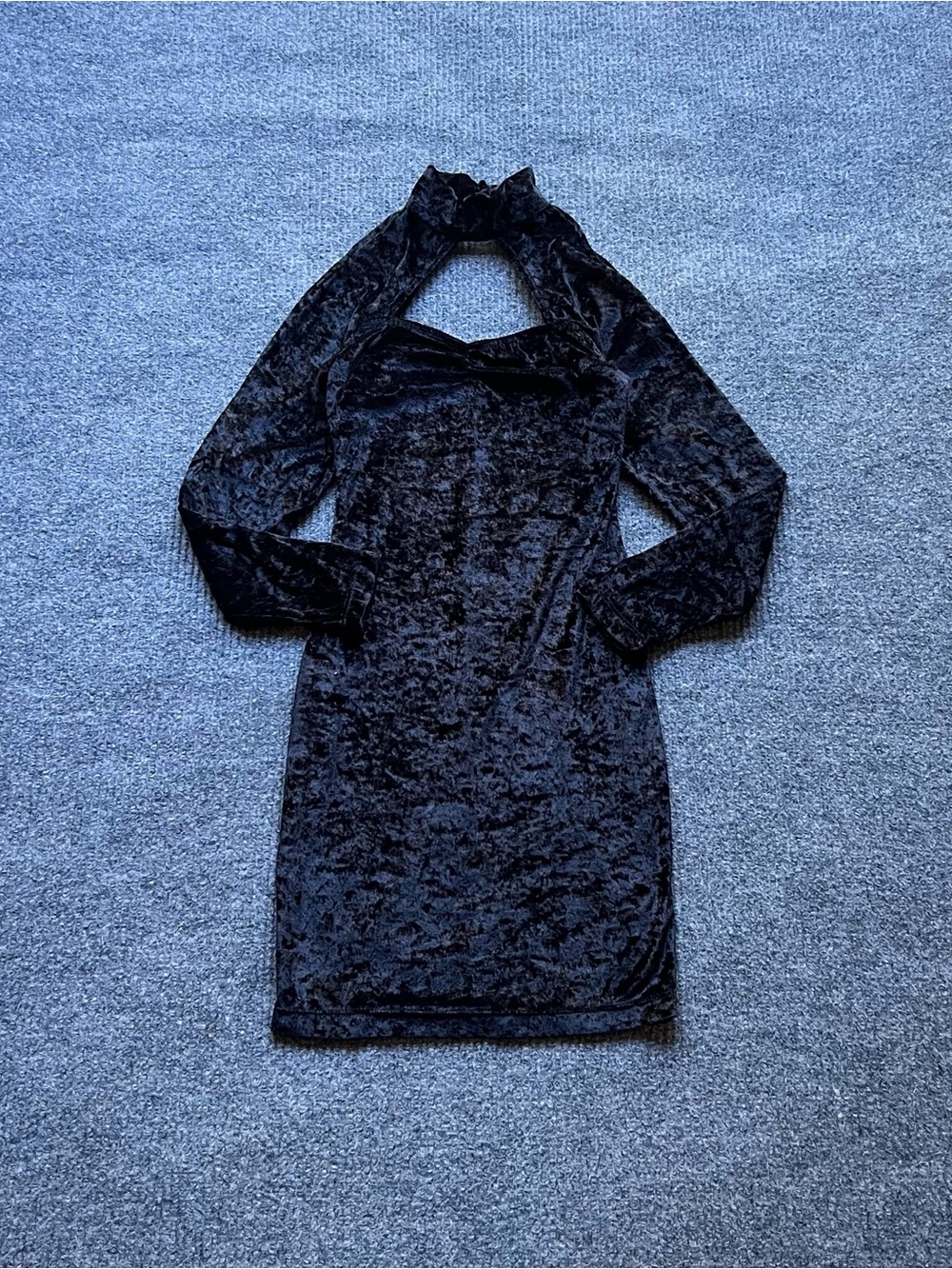 Vintage 80s Peephole Mini Dress